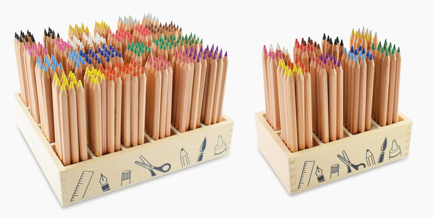 Holzbox zur Stifte-Aufbewahrung in verschiedenen Größen