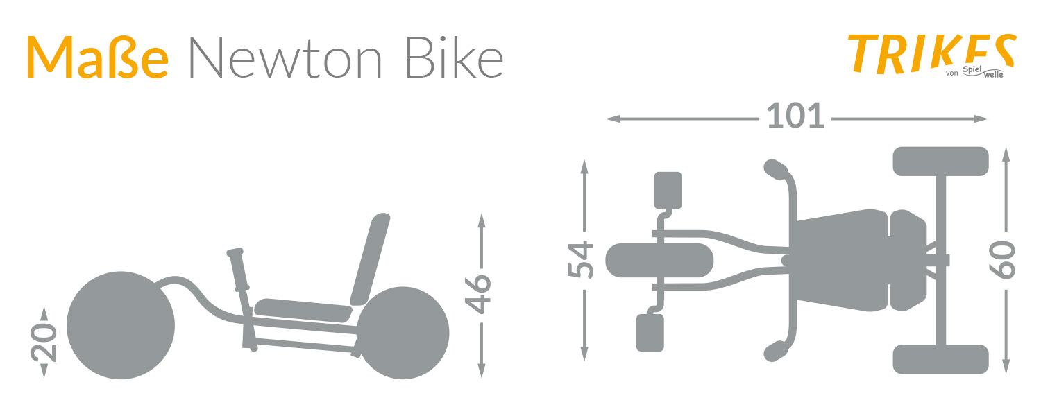 Maße Newton Bike